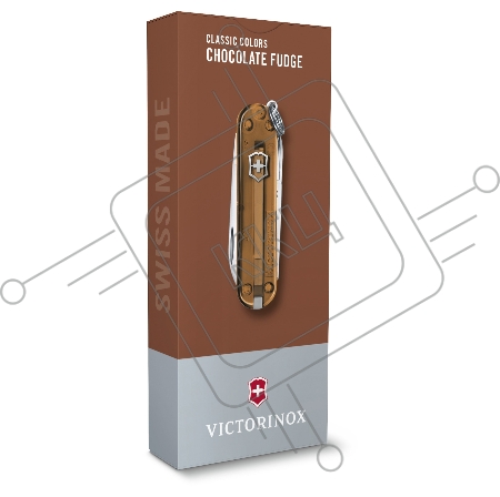 Нож перочинный Victorinox Classic Chocolate Fugde (0.6223.T55G) 58мм 7функц. карт.коробка