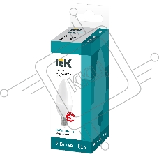 Лампа светодиодная LED 9Вт 230В 4000К E14 свеча | LLE-C35-9-230-40-E14 | IEK
