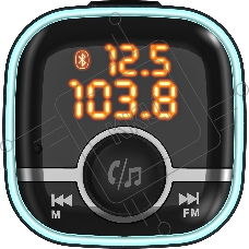 Автомобильный FM-модулятор Navitel BHF04 MAX черный MicroSD BT USB
