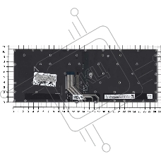 Клавиатура для ноутбука Lenovo 920-13IKB черная с подсветкой