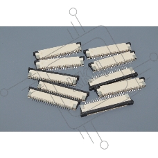 Разъем FPC Half Coverage Top Contact 1.0K-BS-20PWB 20 pin высота 2мм шаг 1мм 10 шт