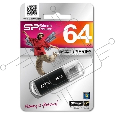 Флеш диск Silicon Power USB Drive 64Gb Ultima II SP064GBUF2M01V1K {USB2.0, Black}