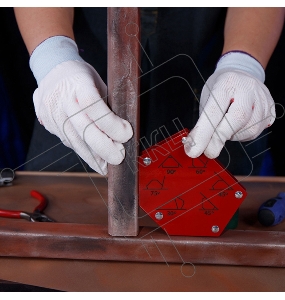 Магнитный угольник-держатель для сварки на 6 углов усилие 22,6 кг REXANT