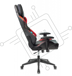Кресло игровое Бюрократ VIKING 5 AERO RED черный/красный искусственная кожа