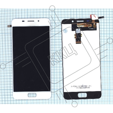 Дисплей для Asus ZenFone 3s Max ZC521TL белый