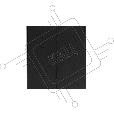 Выключатель Kranz STRONG 2 кл 10А с/у антрацит