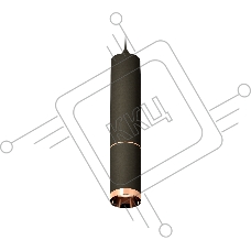 Светильник Ambrella Light XP6323030 SBK/PPG черный песок/золото розовое полированное MR16 GU5.3