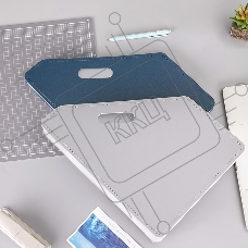 Лоток вертикальный Deli 63952DK-BLUE для бумаг A4 темно-синий, полипропилен