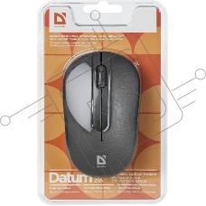 Мышь беспроводная Defender Datum MM-285 черный, 1600 dpi, радиоканал, USB, кнопки - 3