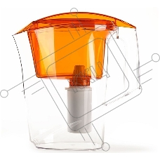 Фильтр Гейзер Мини оранжевый прозрачный 620462, 2,5 л, модуль 301(уп-ка 6шт)