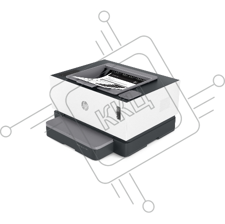 Принтер лазерный HP Neverstop Laser 1000n, (A4, 600dpi, 20ppm, 32Mb, СМПТ, Lan, USB)