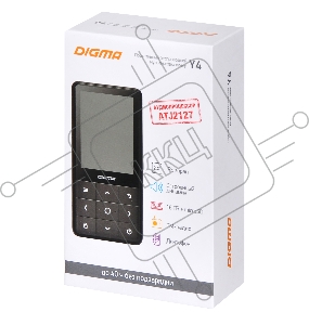 Плеер Hi-Fi Flash Digma Y4 BT 16Gb черный/2.4