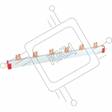 Шина соединительная типа PIN для 2-п нагр. 63А 12 мод. PROxima
