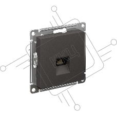 Розетка компьютерная AtlasDesign RJ45 кат. 5Е механизм базальт SE ATN001483