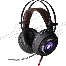 Игровая стереогарнитура QUMO AVALON GHS006 Avalon , подсветка, интерфейс USB + 3.5 jack