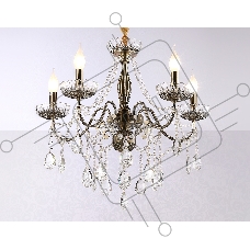 Светильник Ambrella light TR4949/5 SB/CL бронза/прозрачный E14/5 max 40W D620*585