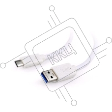Кабель USB Cablexpert CCP-USB3-AMCM-1M-W, USB3.0 AM/USB Type-C, 1м, белый, пакет