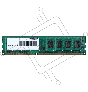 Модуль памяти Patriot DIMM DDR3 4GB (PC3-12800) 1600MHz PSD34G16002