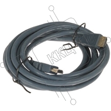 Кабель HDMI C-HM-HM-3M Wize, 3 м, v.2.0, 19M/19M, позол.разъемы, экран, черный, пакет
