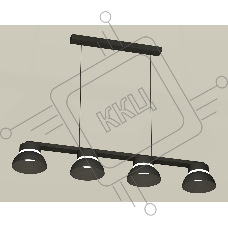 Светильник Ambrella light XB9152100/4 SBK/FR черный песок/белый матовый GX53 (C9152, N8141)