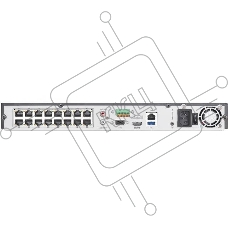 Видеорегистратор Hikvision DS-7616NI-I2