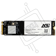Накопитель SSD AGI AI198, 256Gb, PCIe 3.0 x4, M.2 2280, NVMe, R/W 1936/1217