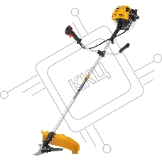 Триммер бензиновый DTS-33, 33 см3, неразъемная штанга, состоит из 2 частей Denzel