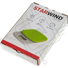 Кухонные весы Starwind SSK2155 макс.вес:2кг зеленый