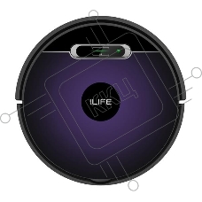 Робот-пылесос ILIFE V3s Max белый/черный, 25 Вт, 2400 мАч Li-Ion, уборка сухая/влажная, пылесборник контейнер 0.6 л