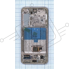 Дисплея для Samsung Galaxy S22 SM-S901B в сборе с тачскрином ServicePack, фиолетовый (GH82-27520F)
