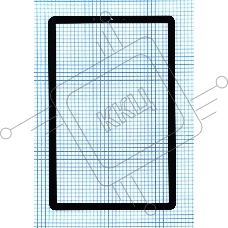 Стекло для Samsung Galaxy Tab S4 SM-T830 SM-T835 черное