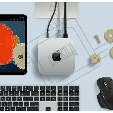 Компьютер Apple Mac Mini 2024 MU9E3LL/A серебристый M4 10C CPU 10C GPU/16Gb/512Gb SSD/рекоменд.переходник 1979059 (A3238 США)