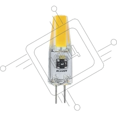 Лампа светодиодная PLED-G4 COB 3Вт капсульная 3000К тепл. бел. G4 240лм 220В JazzWay 2857446