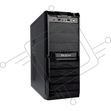 Компьютерный корпус Exegate EX278399RUS Miditower Exegate XP-329S Black, ATX, <XP500, Black,120mm>, 2*USB, Audio