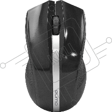 Мышь беспроводная Qumo Office M15 Style черный, 1000 dpi, радиоканал, USB, кнопки - 3