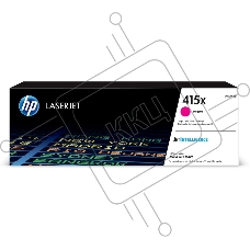 Картридж лазерный HP 415X W2033X пурпурный для HP LJ M454/MFP M479 (6000стр.)