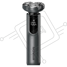 Электробритва роторная Hyundai H-SH8080 реж.эл.:3 питан.:аккум. серебристый