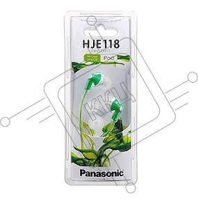 Наушники Panasonic RP-HJE118GUG зеленый 1.1м