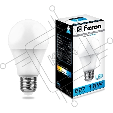 Лампа светодиодная FERON LB-93 (25490) 12W 230V E27 6400K A60
