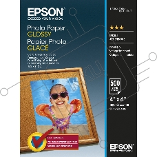 Бумага EPSON Photo Paper Glossy 200г/м2 10x15 500sheets