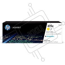 Картридж лазерный HP 415X W2032X желтый для HP LJ M454/MFP M479 (6000стр.)