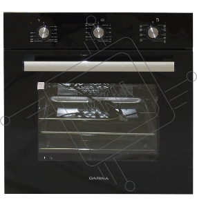 Духовой шкаф Электрический Darina 1V5 BDE 111 705 B черный, встраиваемый
