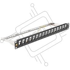 Патч-панель наборная Lanmaster LAN-PPN16OK-UTP 19