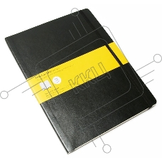 Блокнот Moleskine CLASSIC SOFT 190х250мм 192стр. клетка мягкая обложка фиксирующая резинка черный