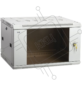 Шкаф ITK LINEA W 6U 600x450 мм дверь стекло, RAL7035