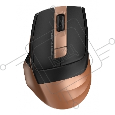 Мышь беспроводная A4Tech Fstyler FG35 золотистый/черный, 2000 dpi, радиоканал, USB, кнопки - 6