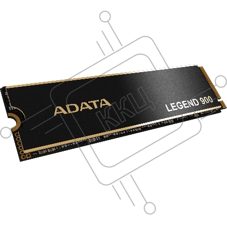 Накопитель SSD ADATA 512GB, M.2(22x80mm), LEGEND 900, NVMe 1.4, PCIe 4.0 x4, 3D NAND, R/W 6200/2300MB/s, IOPs н.д./н.д., TBW 130, DWPD 0.14, with Heat Sink (5 лет)
