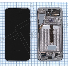 Дисплея для Samsung Galaxy S22 Plus SM-S906B в сборе с тачскрином ServicePack, голубой (GH82-27500B)