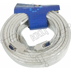 Кабель SVGA Ningbo CAB016S-20m VGA HD15 (m)/VGA HD15 (m) 20м феррит.кольца
