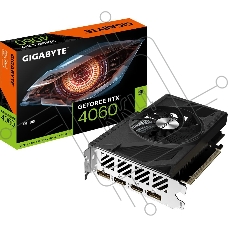 Видеокарта Gigabyte GV-N4060D6-8GD RTX4060 PCI-E 4.0 128bit GDDR6 2460/17000 HDMIx2 DPx2 HDCP Ret